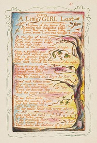 Songs of Innocence and of Experience: A Little Girl Lost by William Blake