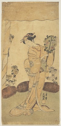 The Second Segawa Kikunojō in the Role of Reizei in "Ima-o-sakari Suehiro Genji"