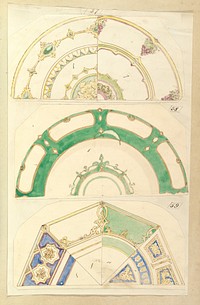 Seven Designs for Decorated Plates by Alfred Henry Forrester