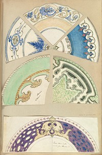 Seven Designs for Decorated Plates