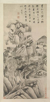 Shaded Dwellings among Streams and Mountains by Dong Qichang