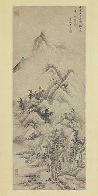 Clearing after Rain over Streams and Mountains by Wang Hui