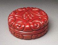 Box with Pommel Scroll Design