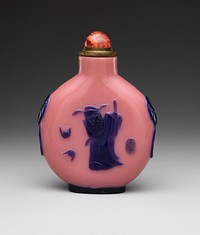 Snuff bottle with demon queller Zhong Kui