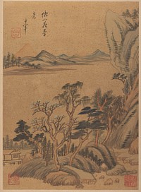 Landscapes and Poems by Dong Qichang