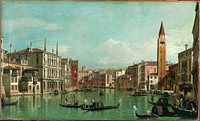 The Grand Canal, Venice, Looking Southeast, with the Campo della Carità to the Right  by Canaletto (Giovanni Antonio Canal)