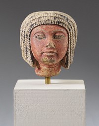 Head from a statuette, New Kingdom, Amarna Period (ca. 1353–1336 B.C.)