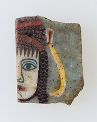 Inlay, female face