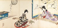 Chiyoda Castle (Album of Women) by Yōshū (Hashimoto) Chikanobu