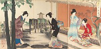 Chiyoda Castle (Album of Women) by Yōshū (Hashimoto) Chikanobu