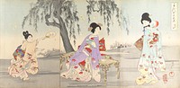 Chiyoda Castle (Album of Women) by Yōshū (Hashimoto) Chikanobu