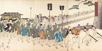 Chiyoda Castle (Album of Men) by Yōshū (Hashimoto) Chikanobu