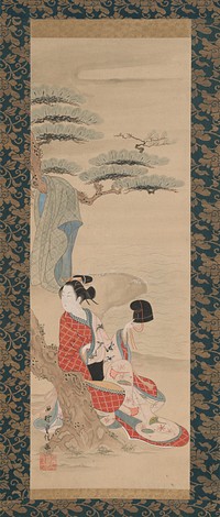 The Brine Maiden Matsukaze by Nishimura Shigenobu