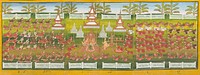 Royal processions, ceremonies and entertainments, Court of King Mindon or Thibaw, or associated workshops