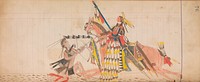 Maffet Ledger: Drawing, Southern and Northern Cheyenne