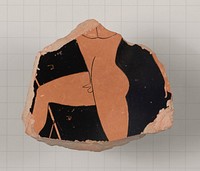 Terracotta fragment of a kylix (drinking cup)