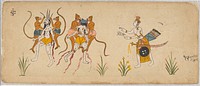 Double-sided folio from a Ramayana series, India, Himachal Pradesh, unidentified sub-school