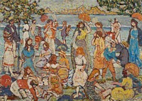 The Beach by Maurice Brazil Prendergast