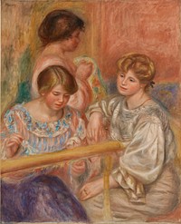 Embroiderers (Les Brodeuses) by Pierre Auguste Renoir