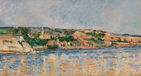 The Village of L'Estaque Seen from the Sea (Le village de l'Estaque vu de la mer) by Paul Cézanne