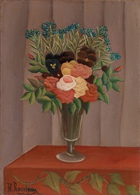 Bouquet of Flowers (Bouquet de fleurs) by Henri Rousseau