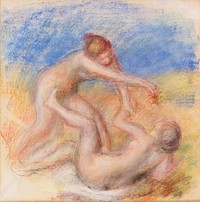 Two Nudes by Pierre Auguste Renoir