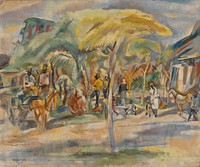 Southern Landscape by Jules Pascin