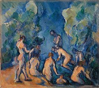 Bathers (Baigneurs) by Paul Cézanne