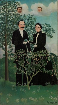 The Past and the Present, or Philosophical Thought (Le Passé et le présent, ou Pensée philosophique) by Henri Rousseau