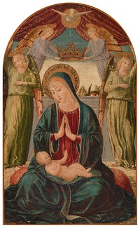 Madonna and Child with Angels by Benozzo Gozzoli