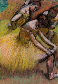 Group of Dancers (Groupe de danseuses) by Edgar Degas