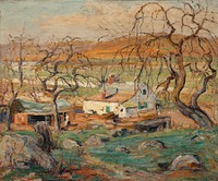 Landscape with Gnarled Trees by Ernest Lawson