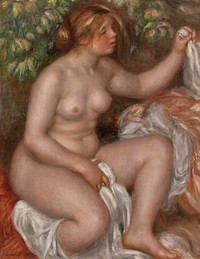 After the Bath (La Sortie du bain) by Pierre Auguste Renoir