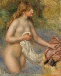 Bather (Baigneuse) by Pierre Auguste Renoir