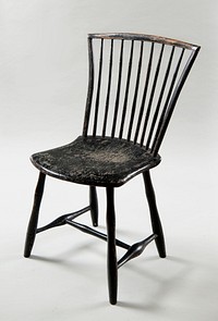 Bamboo Windsor Side Chair by Unidentified Maker