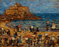 Seascape–St. Mâlo by Maurice Brazil Prendergast