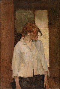 "A Montrouge"–Rosa La Rouge by Henri de Toulouse Lautrec