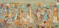 The Beach "No. 3" by Maurice Brazil Prendergast