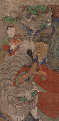 Sage with Tiger by Unidentified artist