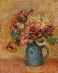 Vase of Flowers (Vase de fleurs ) by Pierre Auguste Renoir