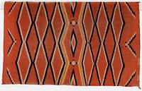 Small Serape or Saddle Blanket by Unidentified Maker