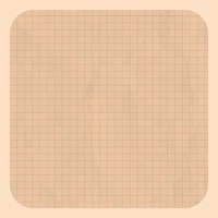 Beige grid pattern frame vector