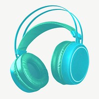 Green headphones, digital device psd