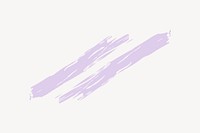 Purple brush strokes vector