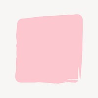 Pink rectangle shape vector