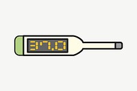 Thermometer clipart illustration psd. Free public domain CC0 image.