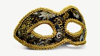 Masquerade mask, party collage element psd
