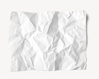 Wrinkled paper collage element psd