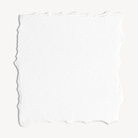 Ripped paper note collage element psd