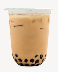 Bubble milk tea isolated image